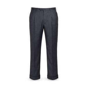 Lauren Ralph Lauren Wool Dress Pants 44x31 Gray Pinstripe Comfort